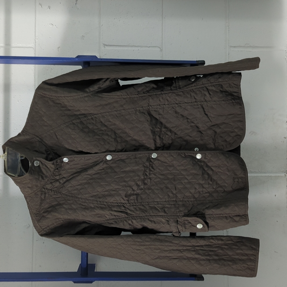Lightweight Quilted Brown Jacket